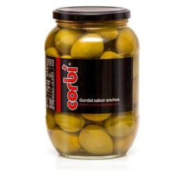 Оливки зелені з кісточкою Corbi Gordal Sabor Anchoa 835г 