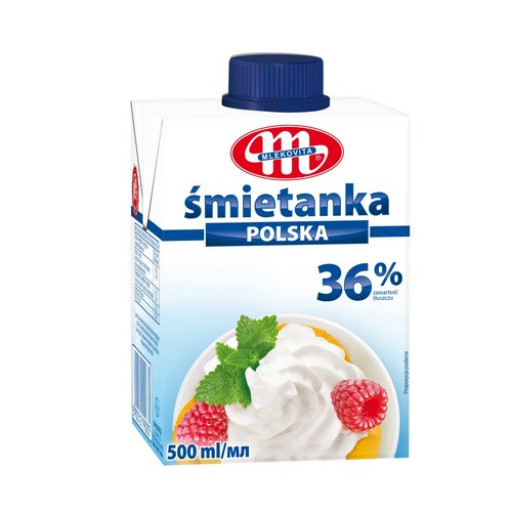 Вершки Mlekovita 36% 500мл Вершки Mlekovita 36% 500мл