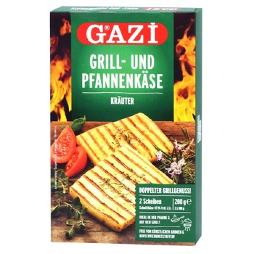 Сир Gazi для гриля та сковороди з травами 45% 2х100г
