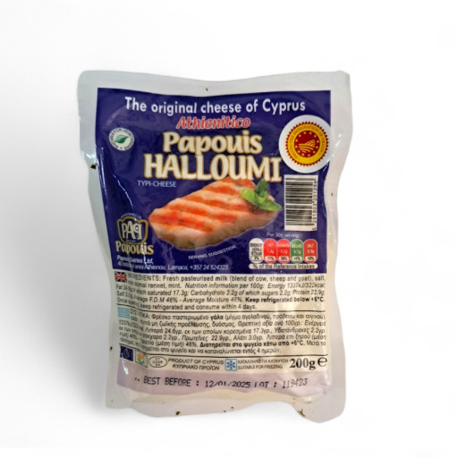 Сир для смаження Халумі "Papouis" 46% Кіпр фасування 0.2 kg Сир для смаження Халумі "Papouis" 46% Кіпр фасування 0.2 kg