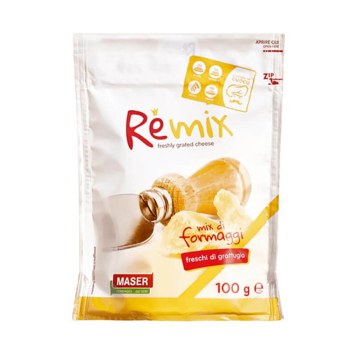 Сир тертий Гратуджіато Maser Formaggi (мікс) 100г