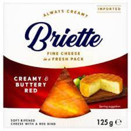 Сир Briette Creamy&Buttery Red 60%, 125г 10шт/ящ