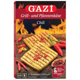 Сир Gazi для гриля та сковороди чилі 45% 2х100г Сир Gazi для гриля та сковороди чилі 45% 2х100г