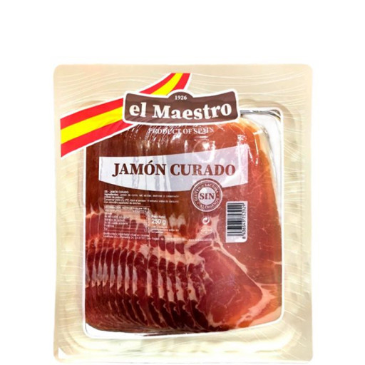 Хамон Курадо, Серрано / Curado, Serrano, El Maestro, 250г Хамон Курадо, Серрано / Curado, Serrano, El Maestro, 250г