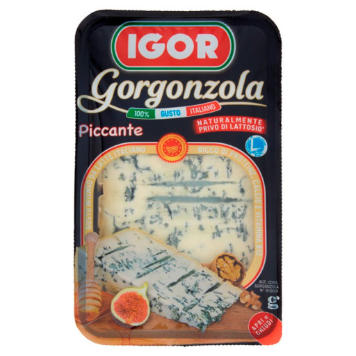 Горгонзола пікантна Igor Nero 150г 56% (1ящ/8шт) Горгонзола пікантна Igor Nero 150г 56% (1ящ/8шт)