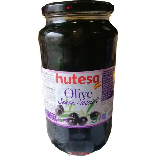 Оливки Чорні Без Кісточки Hutesa 900г