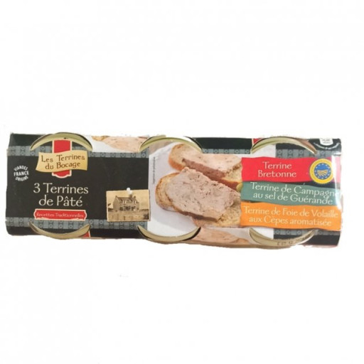 Набір паштетів Terrine Bretonne 3*180г Набір паштетів Terrine Bretonne 3*180г