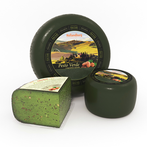 Сир Грін Песто Hollandburg, 50%