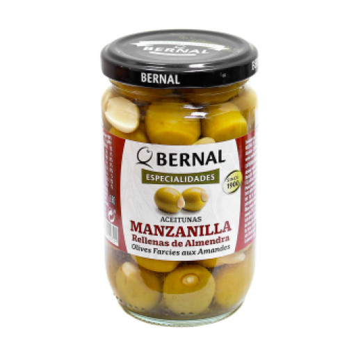 Оливки фаршировані мигдалем Bernal Gourmet Aceitunas Manzanilla Оливки фаршировані мигдалем Bernal Gourmet Aceitunas Manzanilla