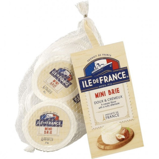Бри мини Ile De France 125г (1ящ/12шт) Бри мини Ile De France 125г (1ящ/12шт)