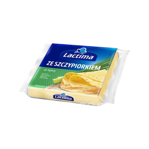 Сир тостовий Lactima з зеленню , 130 гр Сир тостовий Lactima з зеленню , 130 гр