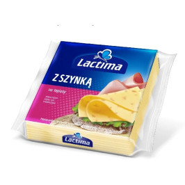 Сир тостовий Lactima шинка 32,2%, 130г (1ящ/10шт)