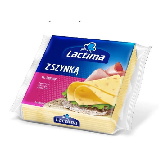 Сир тостовий Lactima шинка 32,2%, 130г (1ящ/10шт)
