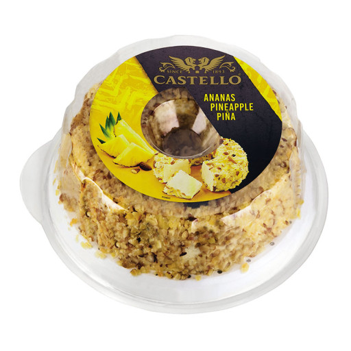 Крем-сир Castello з ананасом, 65%, 1кг Крем-сир Castello з ананасом, 65%, 1кг